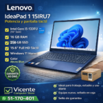 Lenovo ideapad 1/ i5-1335U/ 16GB DDR4/ 256GB SSD/15.6"FHD TÁCTIL