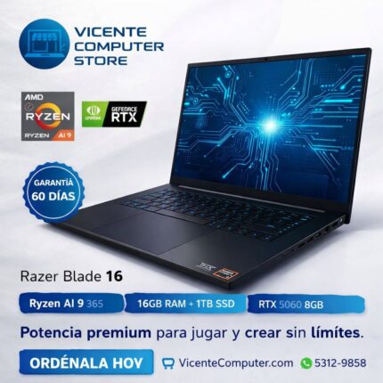 RAZER BLADE 16/RYZEN AI 9/RTX 5060 8GB