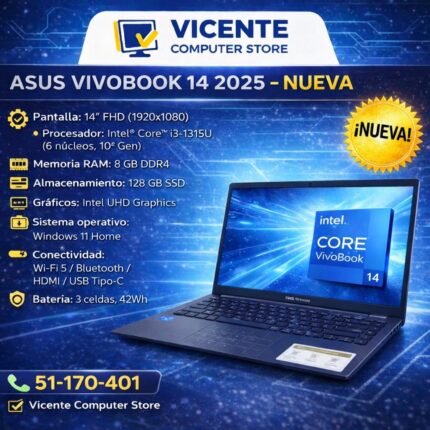 ASUS VIVOBOOK 14 i3-1315U