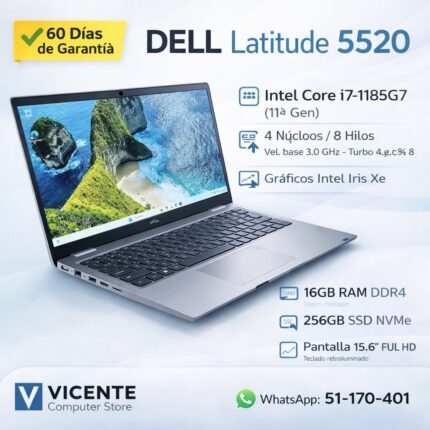 Dell Latitude 5520/i7-1185G7/16/256