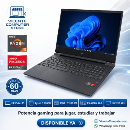 VICTUS 15/RYZEN 5/RADEON RX 6500M 4GB