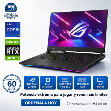ASUS ROG/CORE I9/RTX 3070 TI 8GB