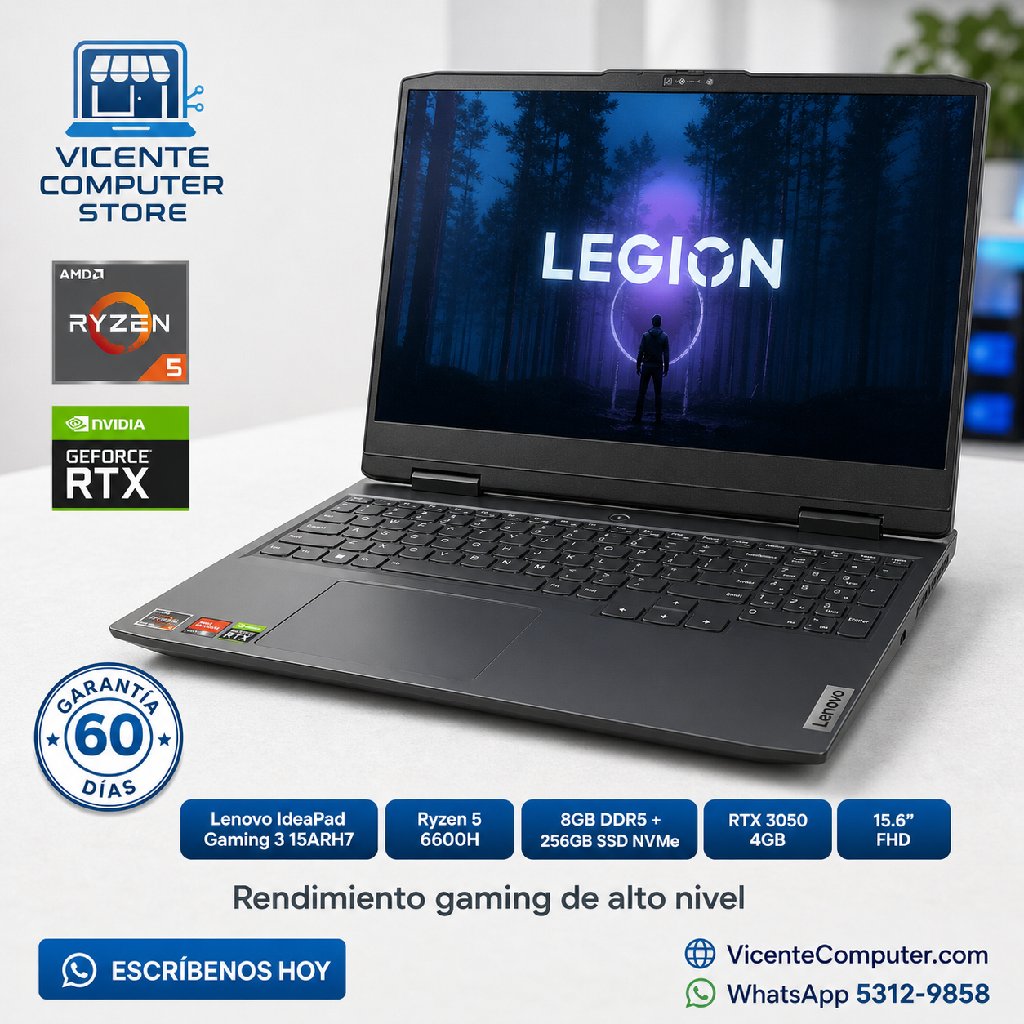 scaled_1000139858 IDEAPAD GAMING 3/RYZEN 5/8GB/RTX 3050 4GB - Imagen 1