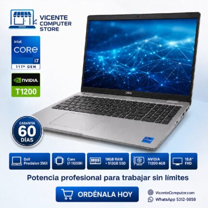 PRECISION 3561/CORE I7/16GB/NVIDIA T1200 4GB