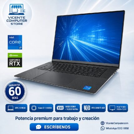 DELL XPS/CORE I7/RTX 3050 TI 4GB