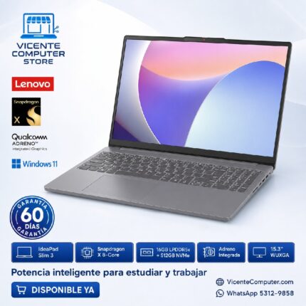 IDEAPAD SLIM 3/SNAPDRAGON X/16GB/512GB