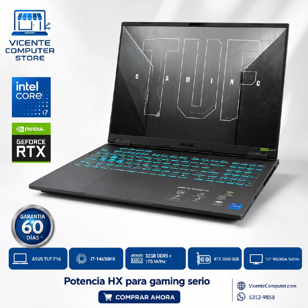 scaled_1000152256 ASUS TUF F16/CORE I7/32GB/RTX 5060 8GB - Imagen 1