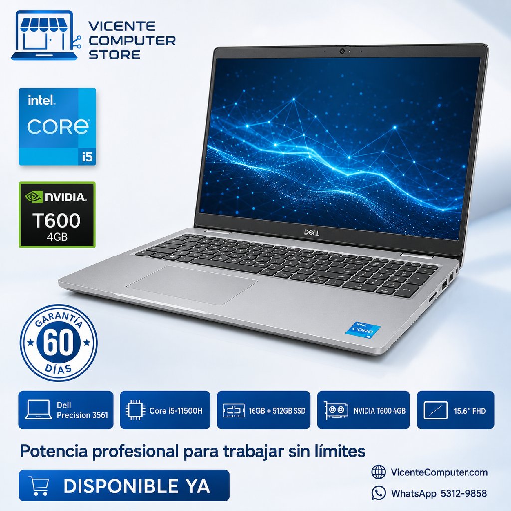 scaled_1000154383 DELL PRECISION/ CORE I5/NVIDIA T600 4GB - Imagen 1