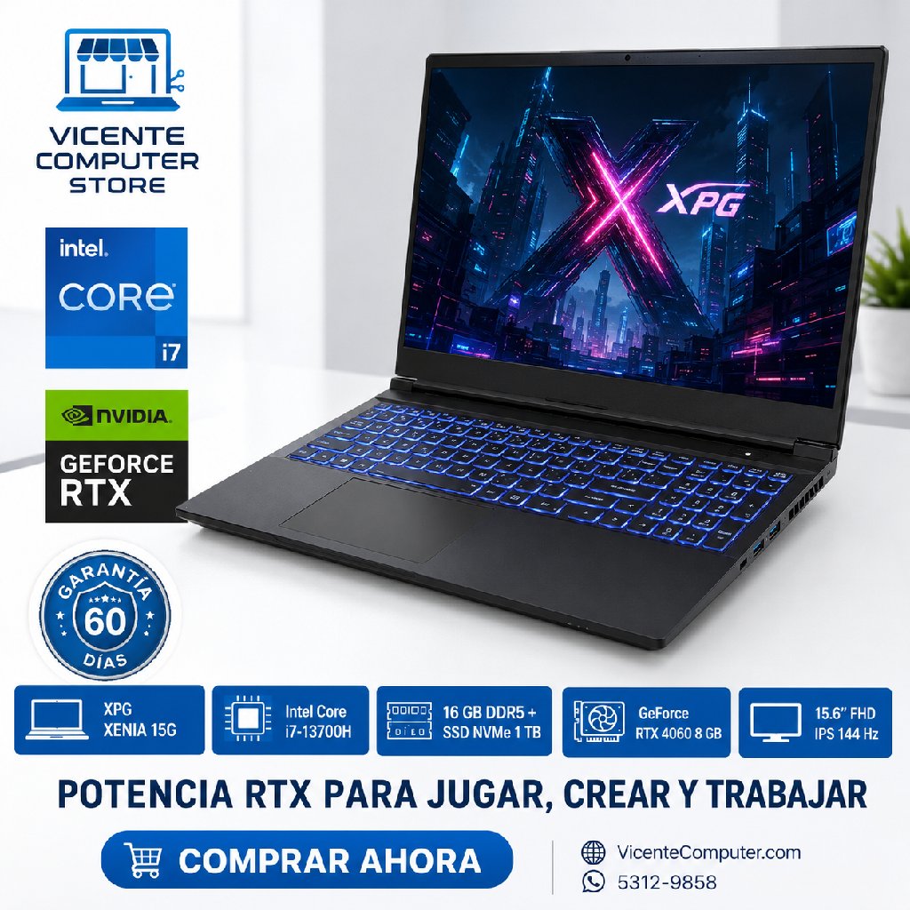 scaled_1000166303 XPG XENIA 15G/CORE I7/RTX 4060 8GB - Imagen 1