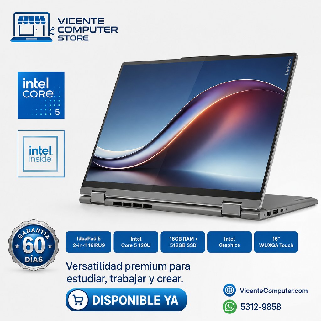 scaled_1000169963 LENOVO IDEAPAD 5/CORE 5/16GB/512GB SSD - Imagen 1