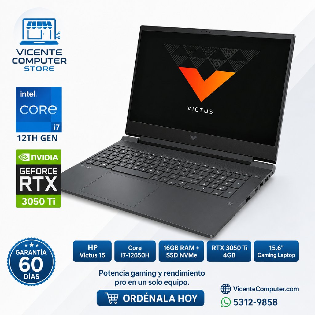 scaled_1000171939 VICTUS 15/CORE I7/RTX 3050Ti 4GB - Imagen 1