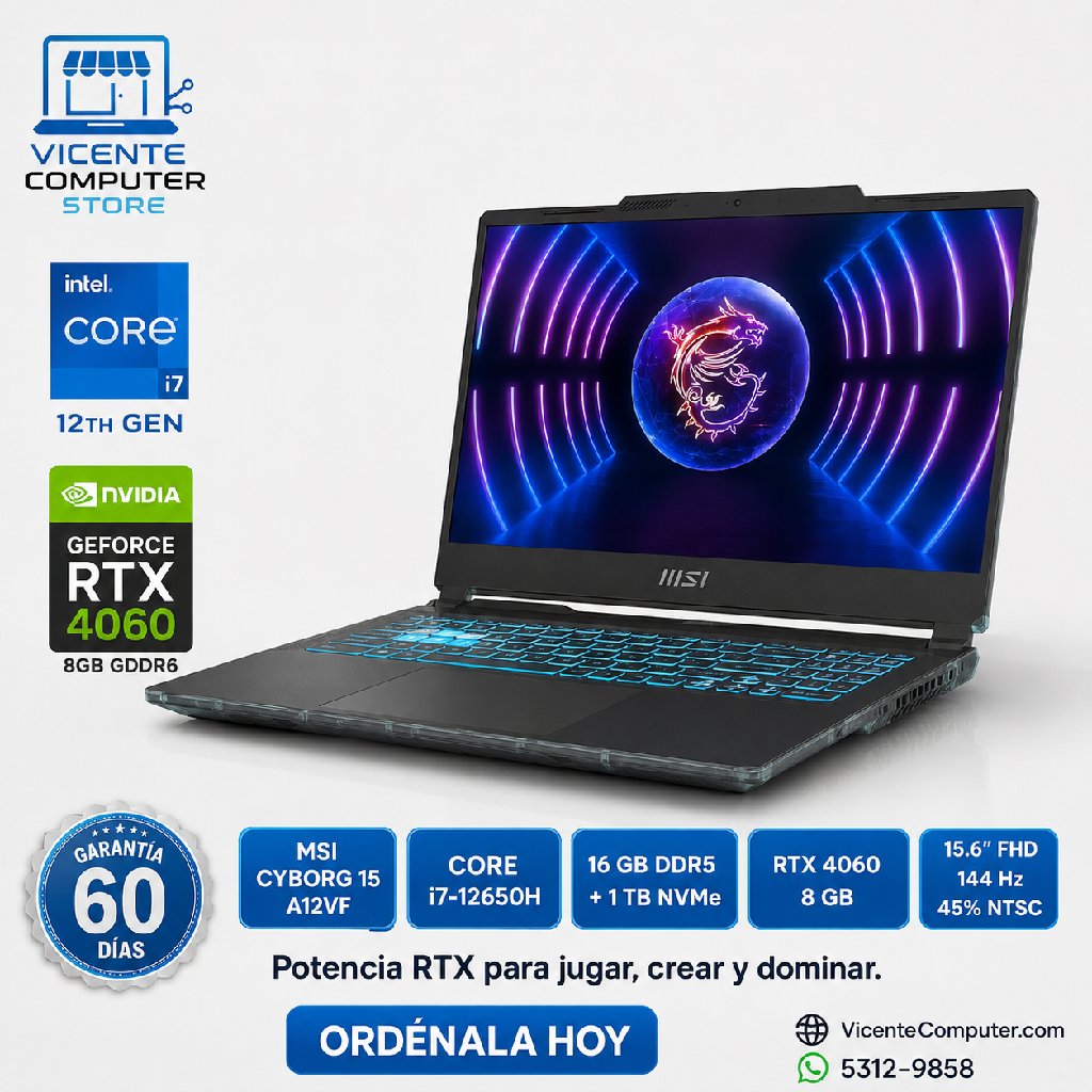 scaled_1000173650 MSI CYBORG 15/CORE I7/RTX 4060 8GB - Imagen 1