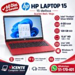 HP 15/ pentium Silver N5030/ 4gb ram/ 128Gb ssd