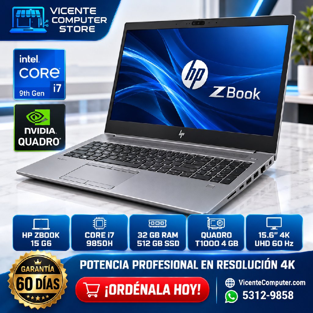 scaled_1000202502 ZBOOK 15 G6/CORE I7/32GB/QUADRO T1000 - Imagen 1