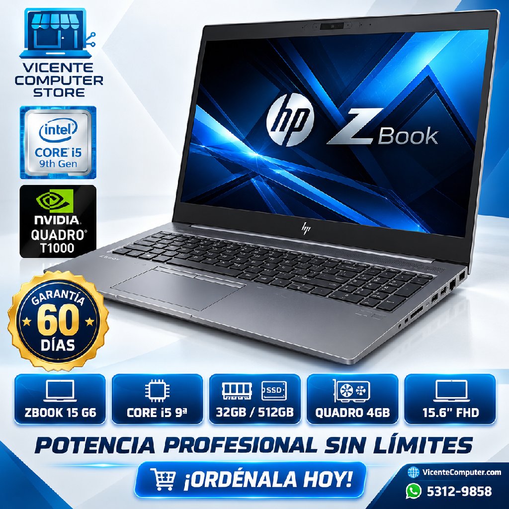 scaled_1000207254 ZBOOK 15 G6/CORE I5/32GB/QUADRO T1000 4GB - Imagen 1