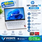 HP 14/ AMD ryzen 3 3250u (4GB/ 1TB HDD)