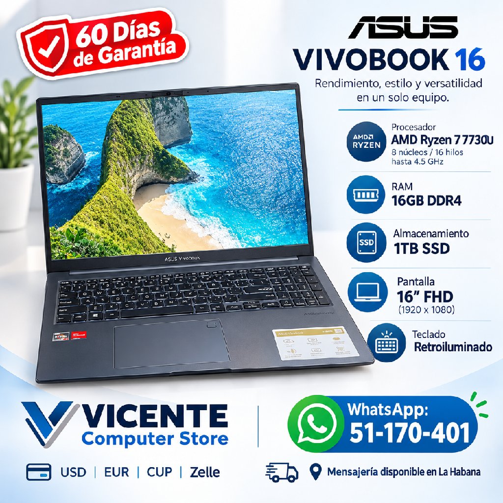scaled_1001009744 ASUS VivoBook/AMD Ryzen 7 7730U/16GB/ 1TB - Imagen 1