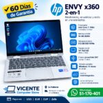 HP ENVY X 360 2 en 1/ core 7 150U/16GB RAM/ 512GB SSD